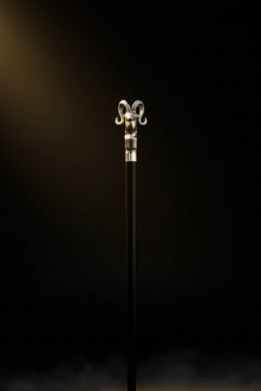 Markhor Head Sword Stick Premium Photography