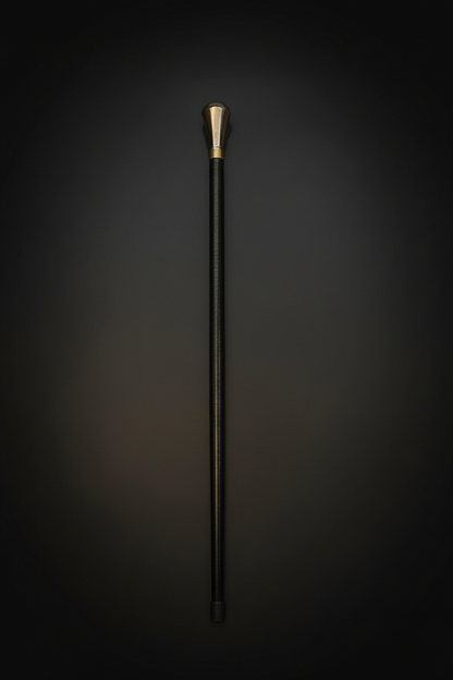 Round Knob Sword Cane - Hidden Blade Walking Stick | Silver Pommel Handle Self Defense Cane