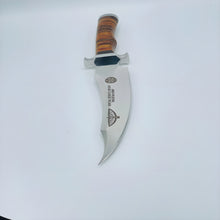 Load image into Gallery viewer, Colossal Custom Handmade D2 Tool Steel Bowie Knife and Custom Engraving Option – Hunting &amp; Survival Knife with Leather Sheath
