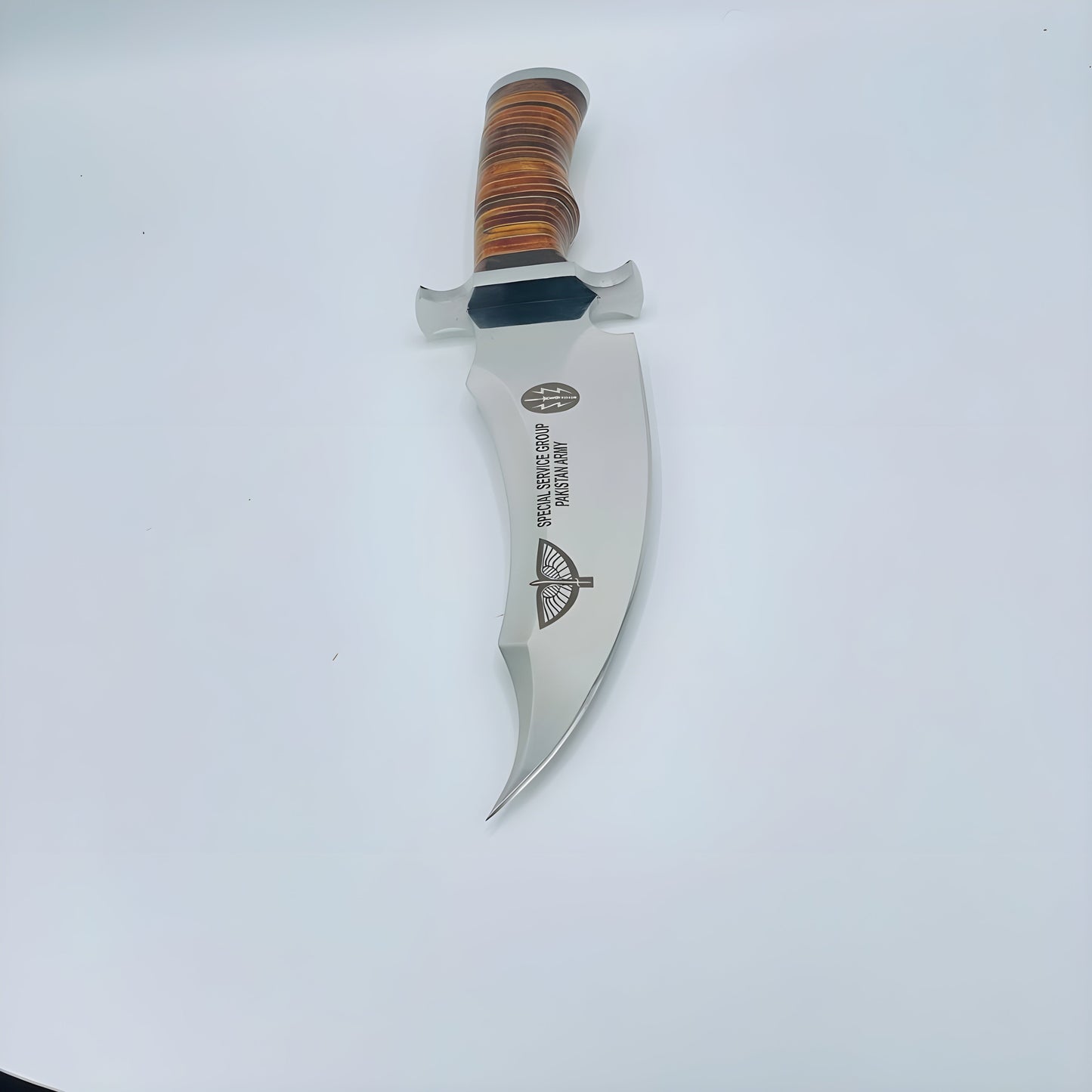 Colossal Custom Handmade D2 Tool Steel Bowie Knife and Custom Engraving Option – Hunting & Survival Knife with Leather Sheath