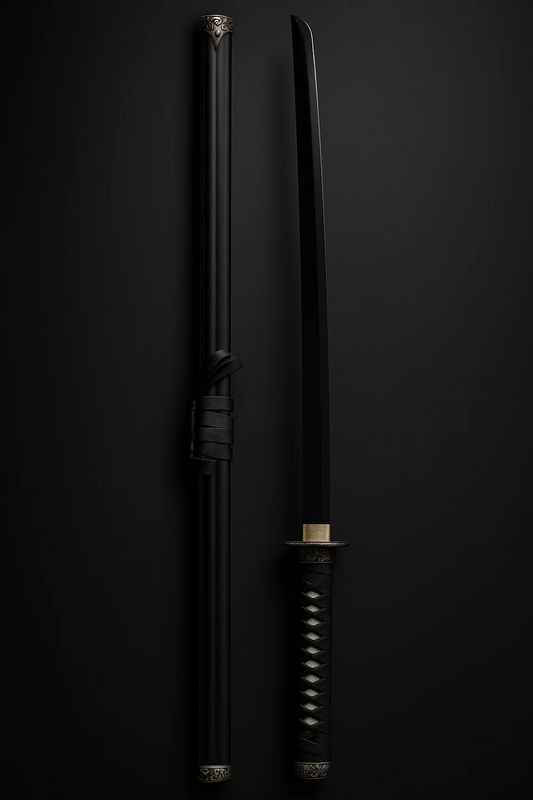Traditional Black Samurai Sword (Katana) – A Masterpiece of Japanese Craftsmanship